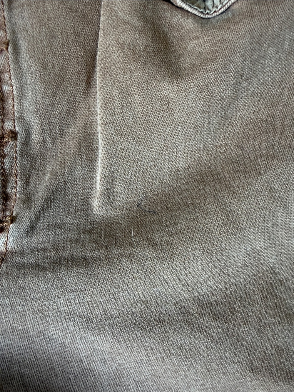 easel Button-Fly Wide Leg Pants in Mauve Pink - Picture 3 of 4